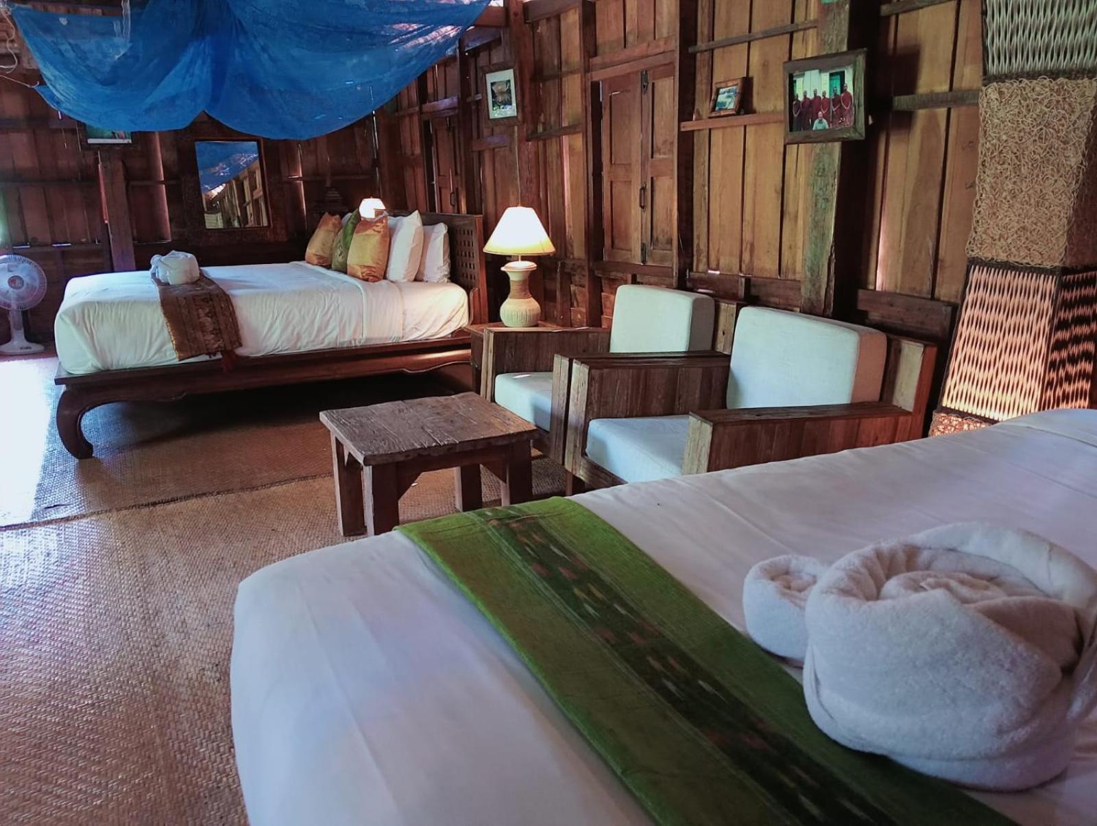 לואנג פרבאנג On The Mekong Resort מראה חיצוני תמונה